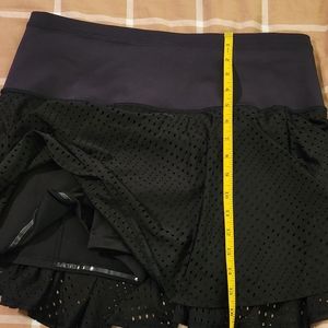 Athleta A Game Black 13" Skort 1x